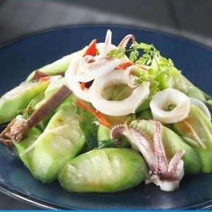 Mực Xào Mướp