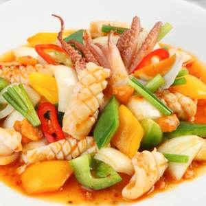 Mực Xào Chua Ngọt